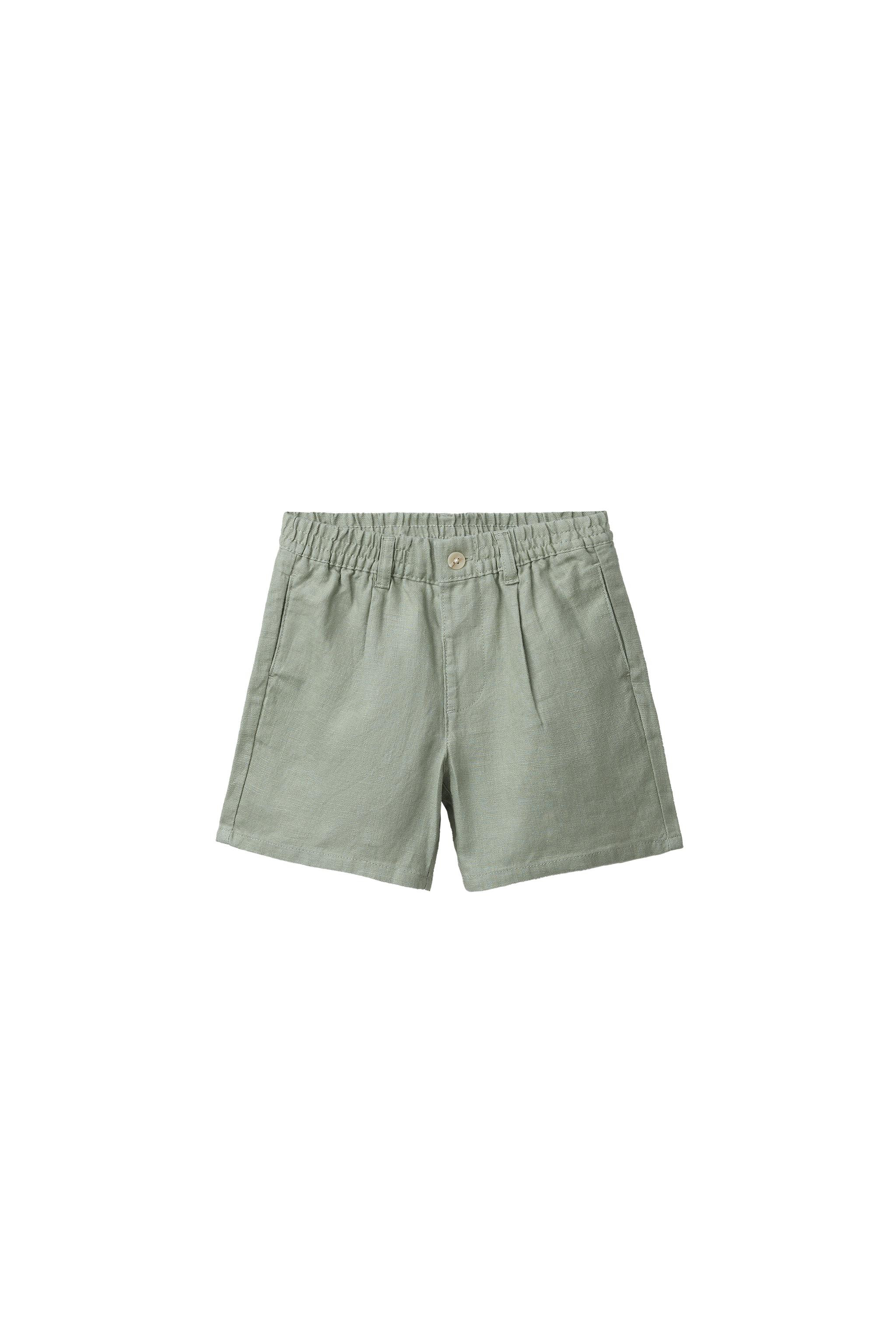 100% LINEN BERMUDA SHORTS | Zara UK