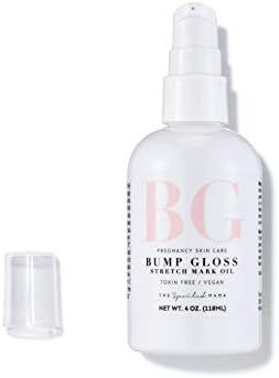 Bump Gloss Stretch Mark Belly Oil with Antioxidants | Non-greasy Formula for Pregnancy Stretch Ma... | Amazon (US)