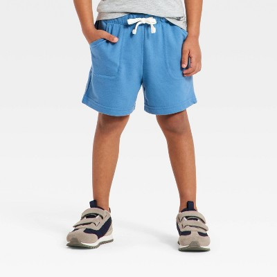 Toddler Boys' Pull-On Knit Shorts - Cat & Jack™ Blue 18M | Target