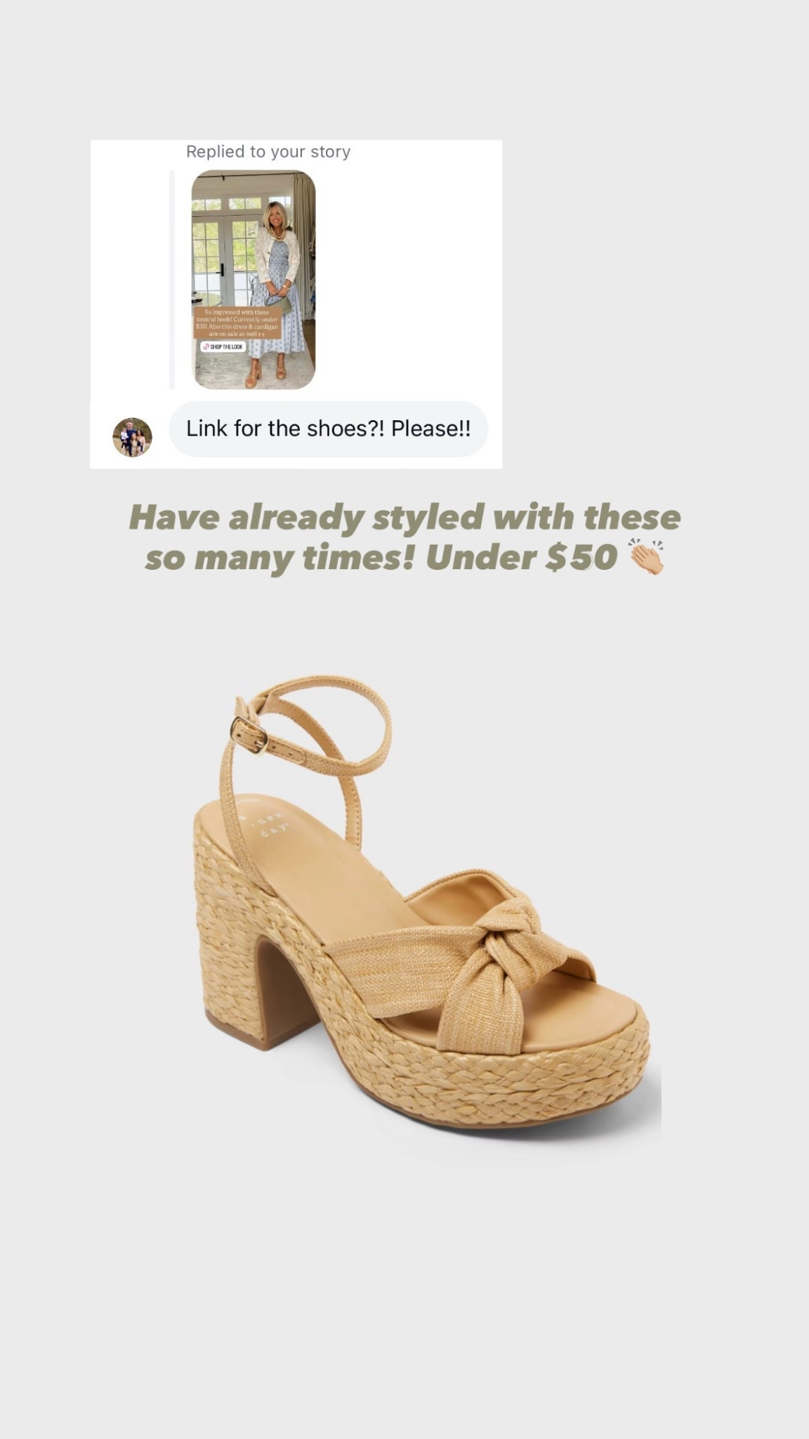 Obsessed with these bow heels 😍 great, affordable find for spring & summer! 

Loverly Grey, Target find, raffia heels, neutral heels

#LTKSeasonal #LTKootd
