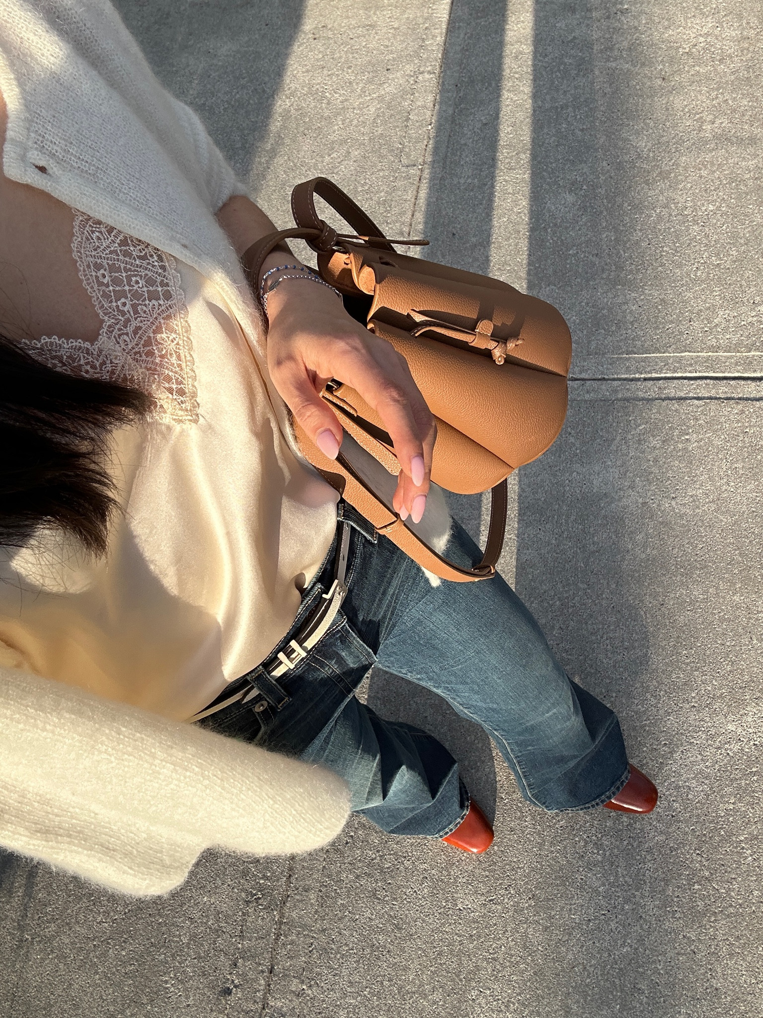 Quick snap of my outfit today! Spring is almost here ☀️