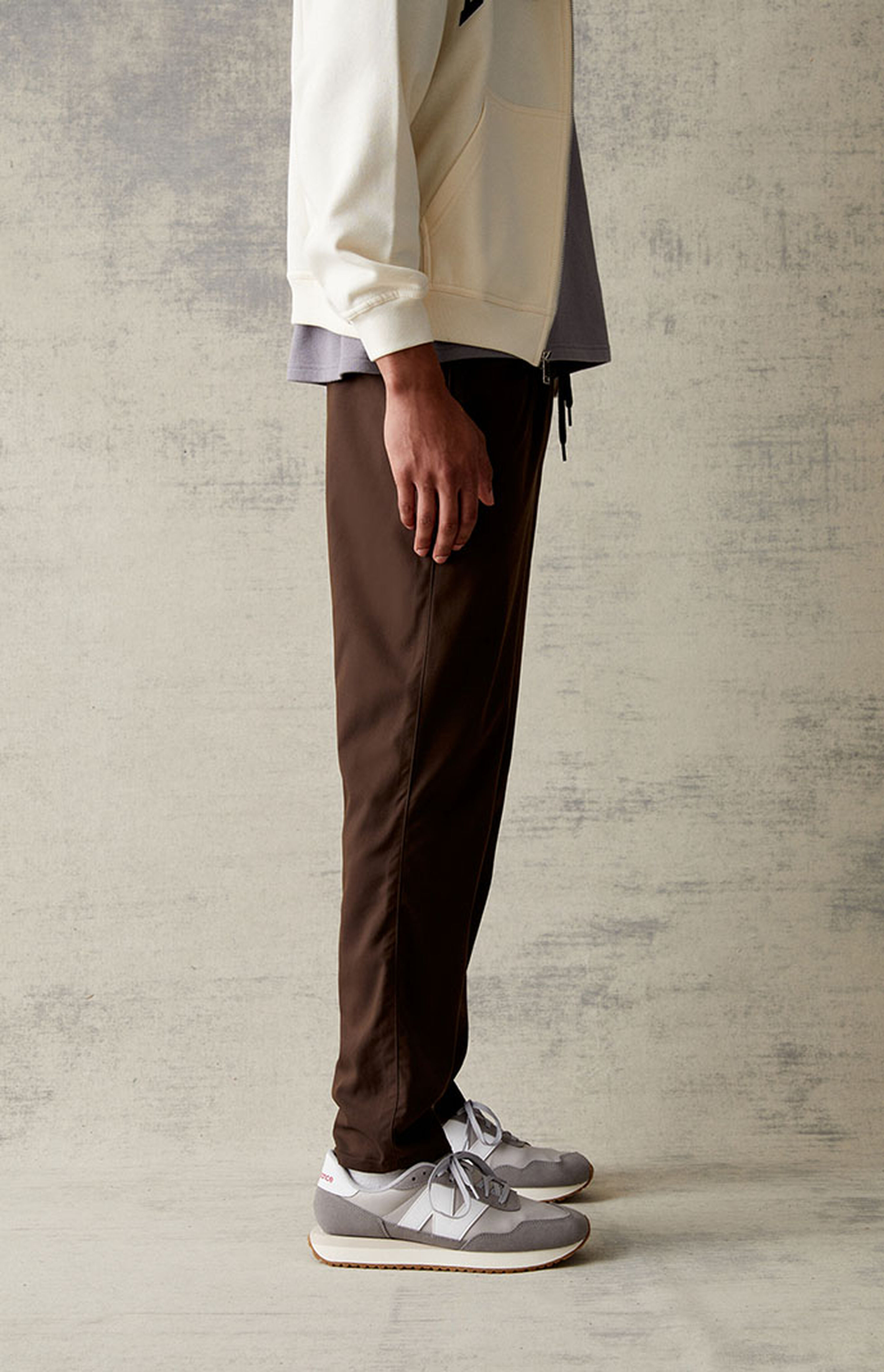 PacSun Stretch Brown Slim Trousers | PacSun