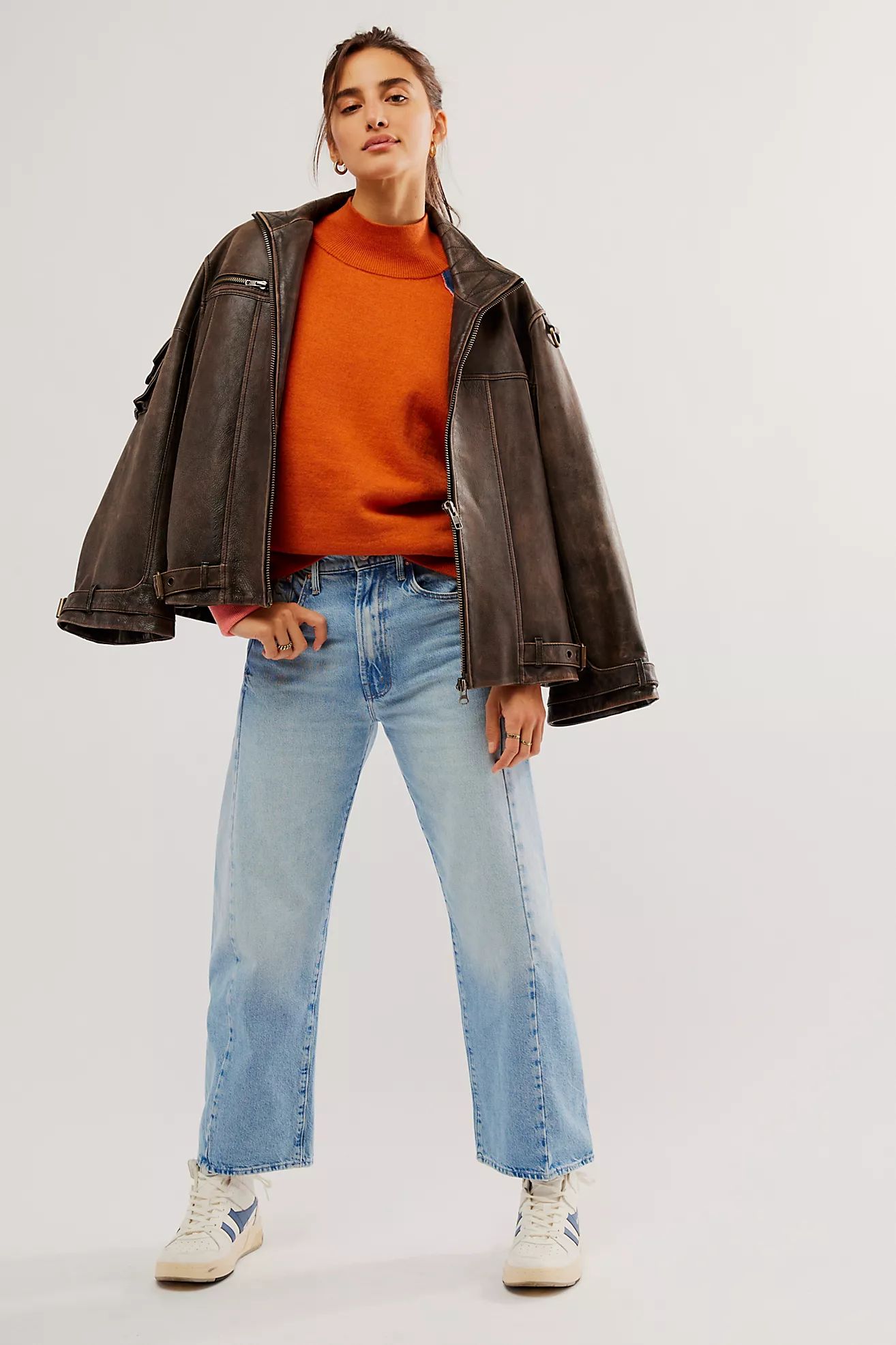 MOTHER The Half-Pipe Sneak Ankle Jeans | Free People (Global - UK&FR Excluded)