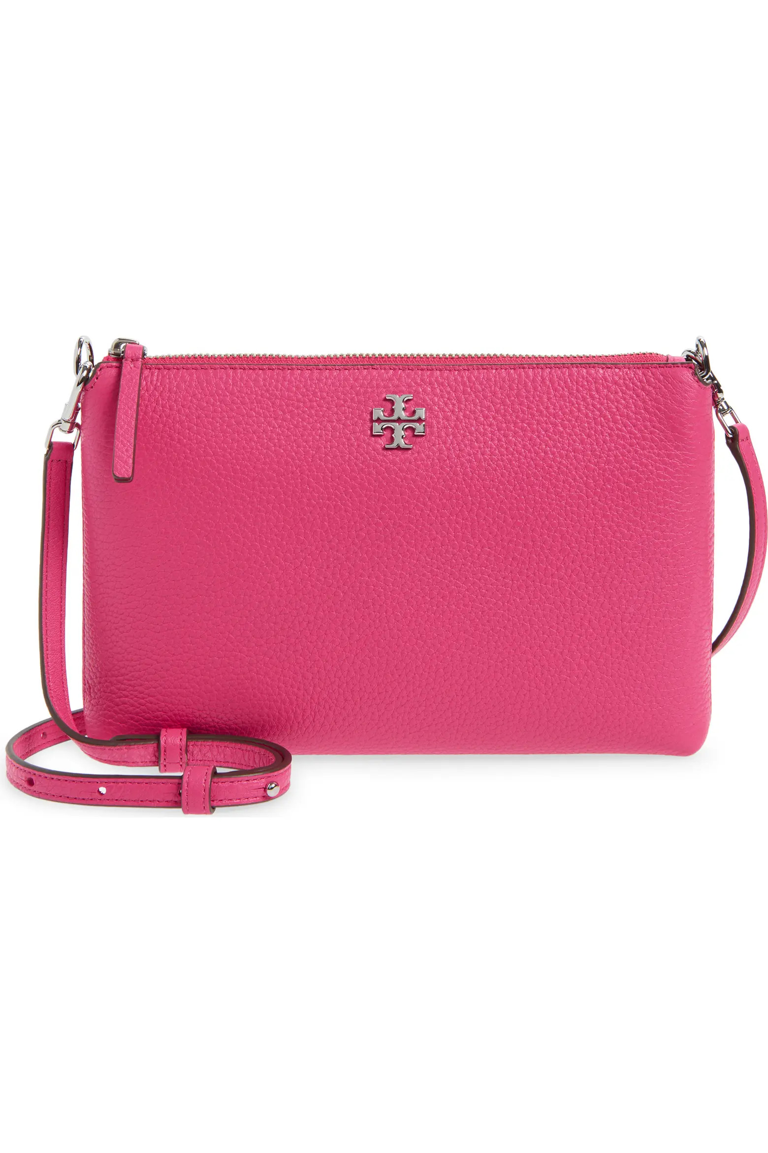 Tory Burch Mercer Pebbled Zip Crossbody Bag (Women) | Nordstrom | Nordstrom