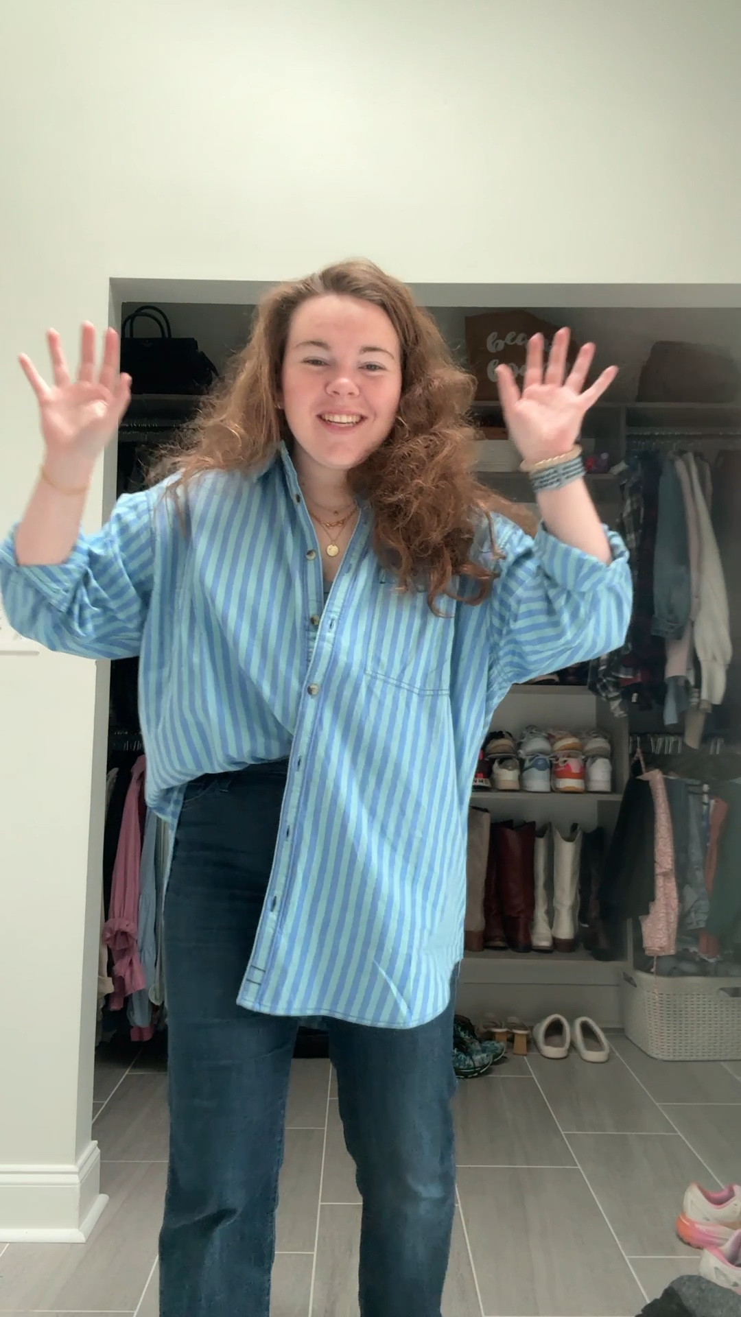 I love a good challenge putting an OOTD together with a clothing item that is difficult to style

Striped Top // Size Small
Body Suit // Size XXL
Jeans // Size 31

#LTKstyletip #LTKmidsize #LTKVideo