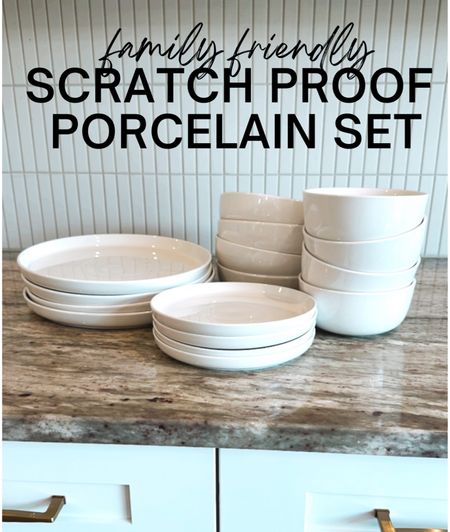 Family friendly chip and scratch resistant porcelain dining set! Microwave & dishwater safe! We have had our set for months and they still look brand new! 






Amazon home. Amazon finds. Kitchen. White plate bowl set. Neutral kitchen. Cereal bowl. 


#LTKStyleTip #LTKFindsUnder50 #LTKHome