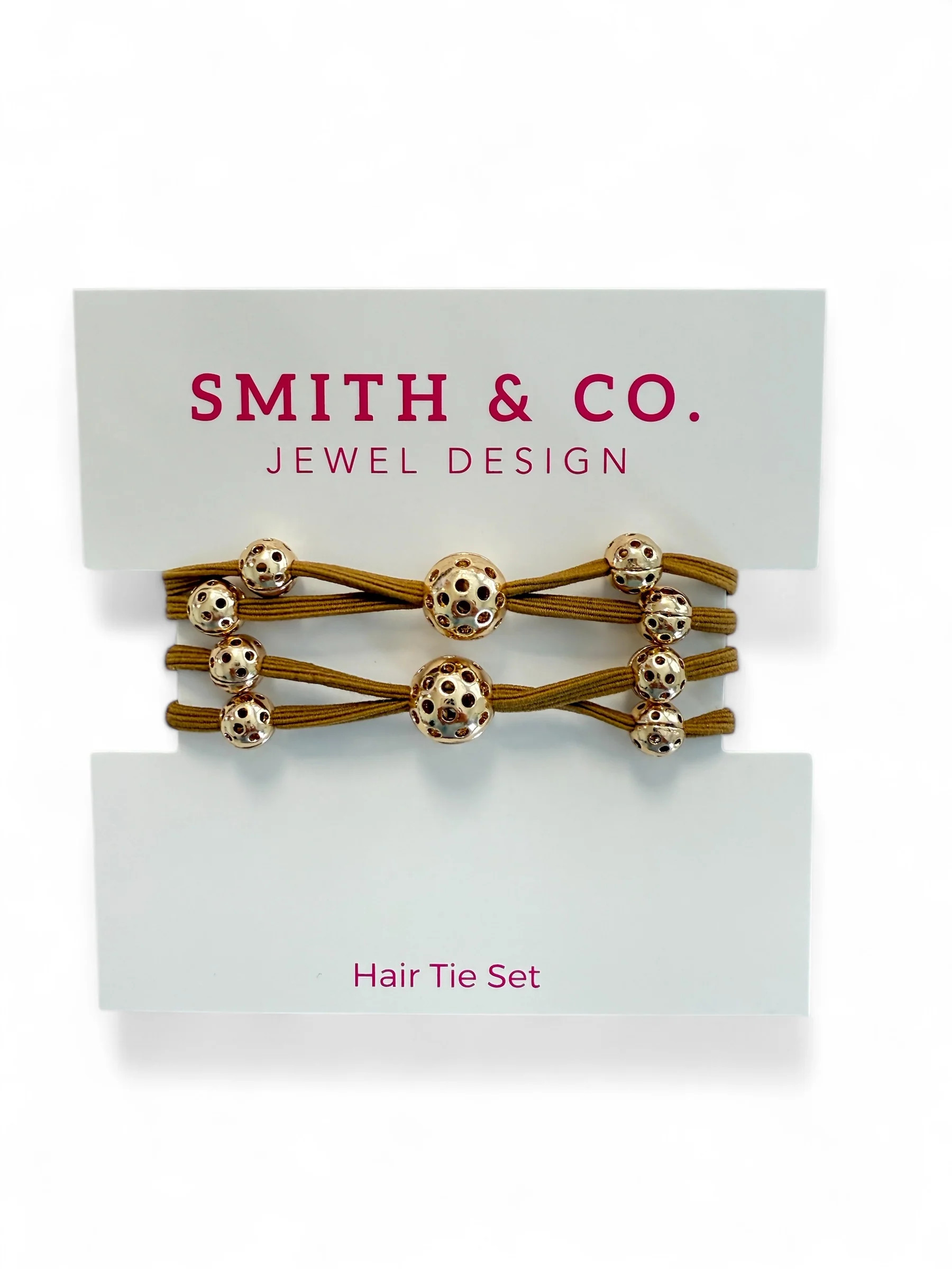 Baller Band Hair Tie Set - Tan | Smith and Co. Jewel Design
