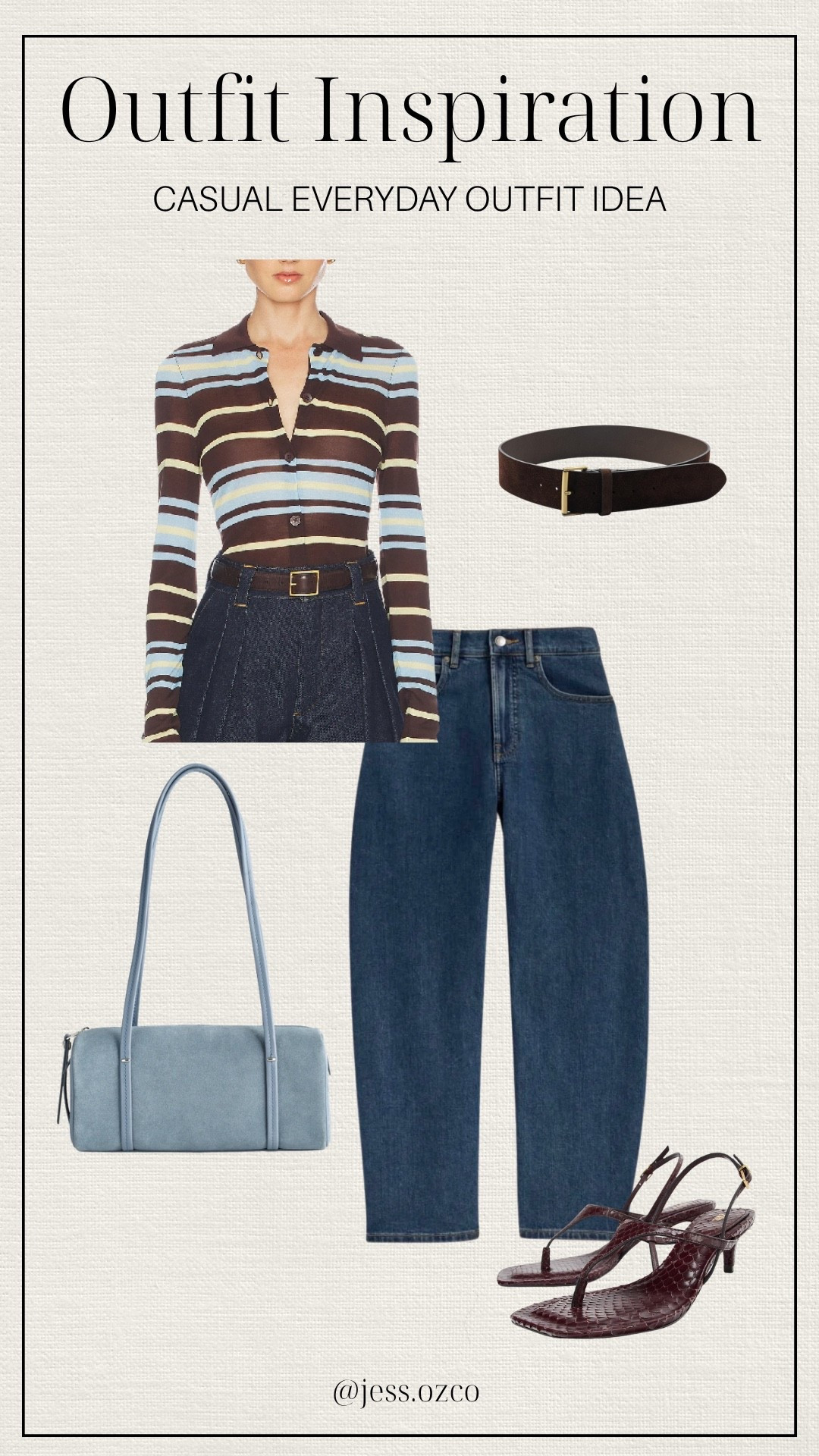 Outfit inspiration for Spring & Summer!

This striped long sleeve shirt styled with these high rise dark wash jeans would look amazing!

Summer outfit, casual outfit ideas, jeans outfit, casual everyday outfit, Spring fashion 

#LTKSeasonal #LTKootd #LTKgrwm