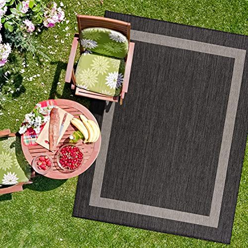 CAMILSON Outdoor Rug - Modern Area Rugs for Indoor and Outdoor patios, Kitchen and Hallway mats -... | Amazon (US)