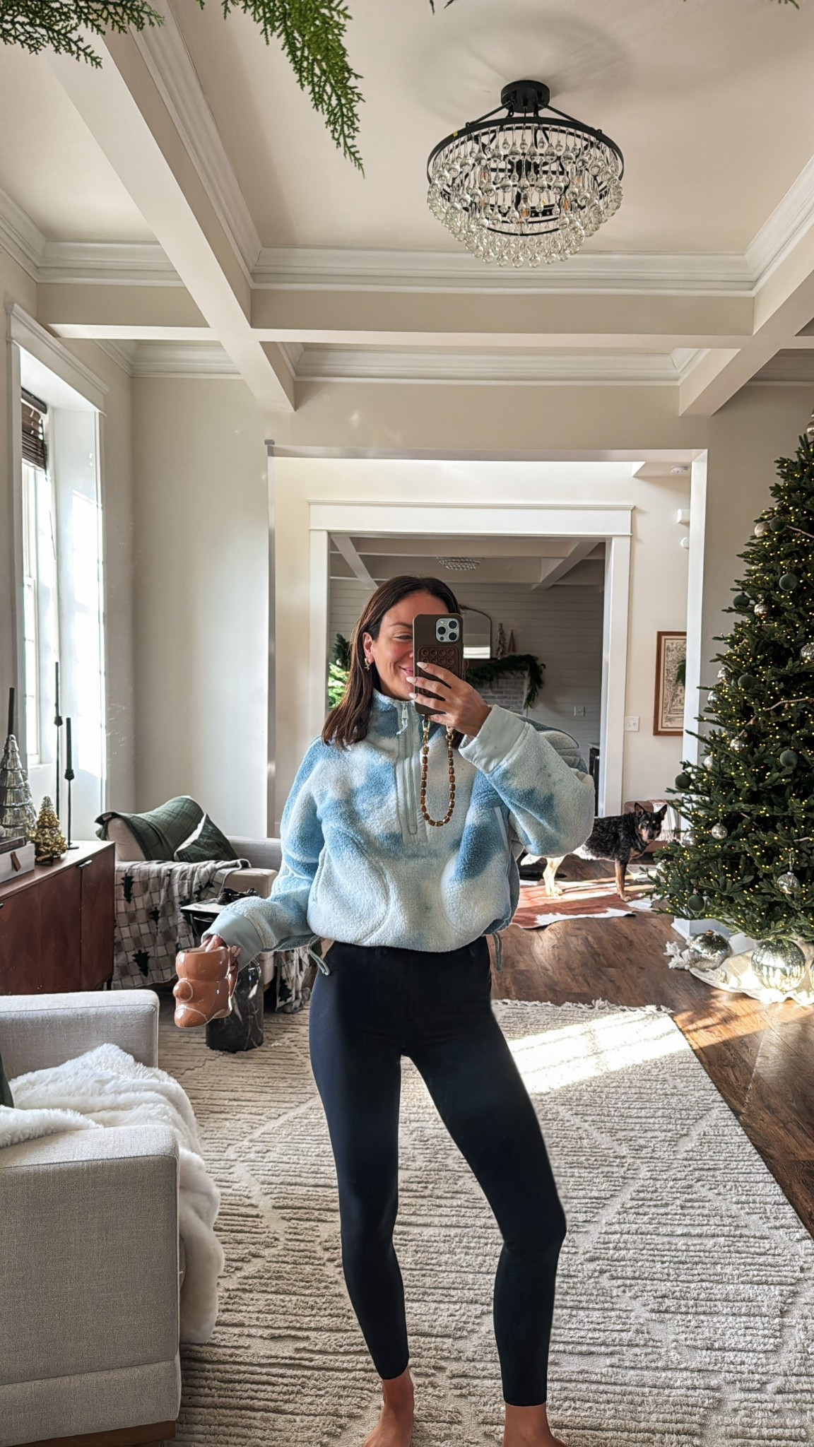 Morning workout fit! In XS leggings s fleece 

#LTKootd #LTKmorningroutine #LTKfitnessgoals