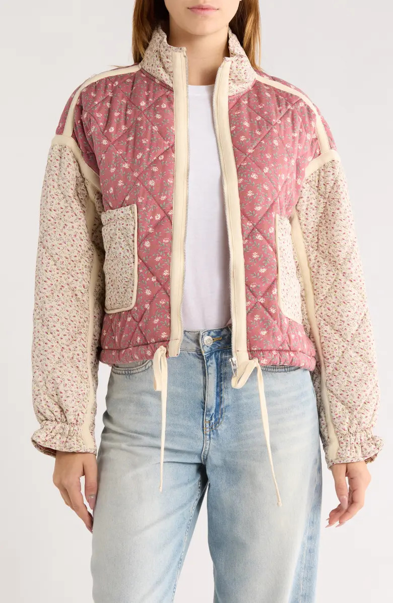 BLANKNYC Bloom Bash Quilted Bomber Jacket | Nordstromrack | Nordstrom Rack