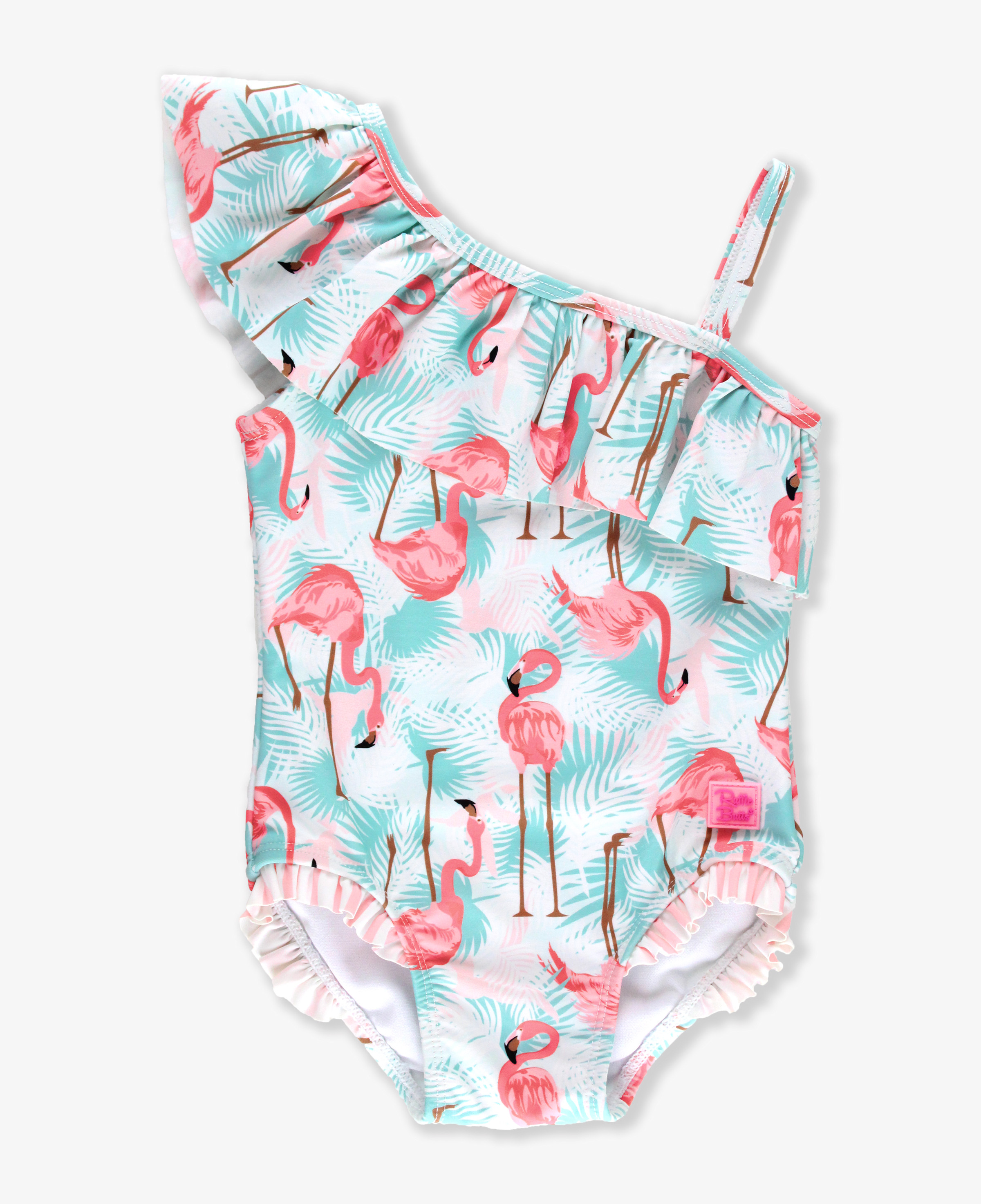 One Shoulder Ruffle One Piece | RuffleButts / RuggedButts