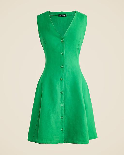 Linen mini dress | J. Crew US