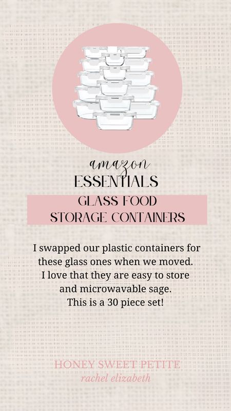 GLASS STORAGE CONTAINERS!! 

Home 
Home find 
Kitchen find 
Work essential 

#LTKhome #LTKfindsunder50 #LTKworkwear