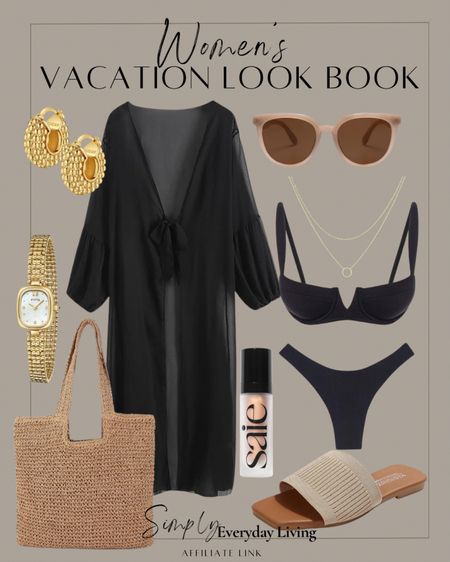 Women’s vacation look book 
