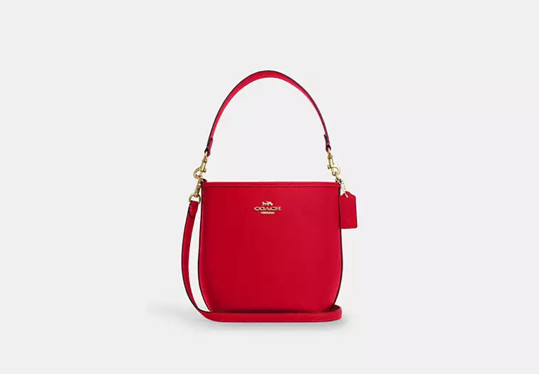 Coach Outlet City Bucket Bag - Red | Coach Outlet US