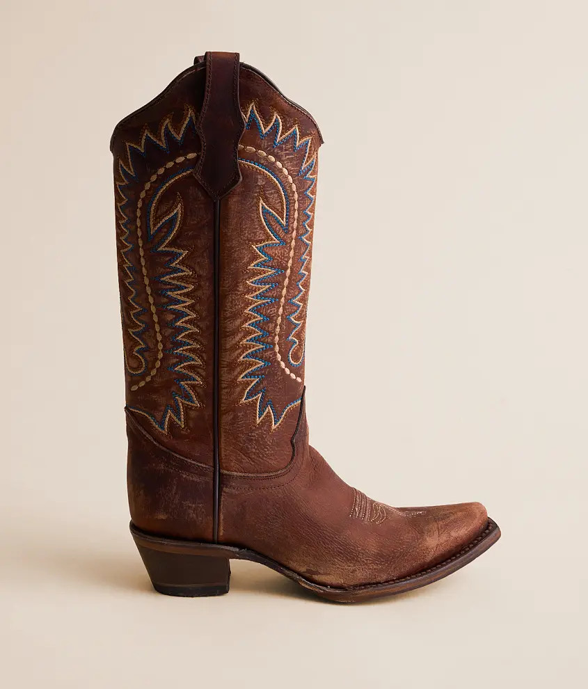 Western Leather Boot | Buckle