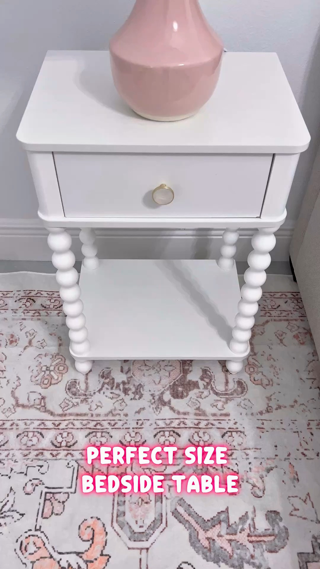 🫶🏻The perfect size bedside table for my master bedroom. It’s on sale at Amazon today.

🫶🏻I wanted to show the you all the pieces that you’ll receive when it’s delivered. It took about 30 to put together. Very easy.

🫶🏻Love the pull out drawer so I can store my TV remote. (I changed the hardware to a mother of pearl knob and linked that for you.)

🫶🏻Also provided the dimensions in the video.

🫶🏻My lamp looks great on it too!

#LTKSeasonal #LTKOver40 #LTKSaleAlert #LTKmomlife #LTKgrwm #LTKstorytime #LTKMidsize #LTKvlog #LTKU #LTKHome