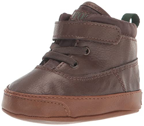 POLO RALPH LAUREN Baby Boys Faxson Sneaker, Navy/Blue/PPRWH, 4 Infant | Amazon (US)