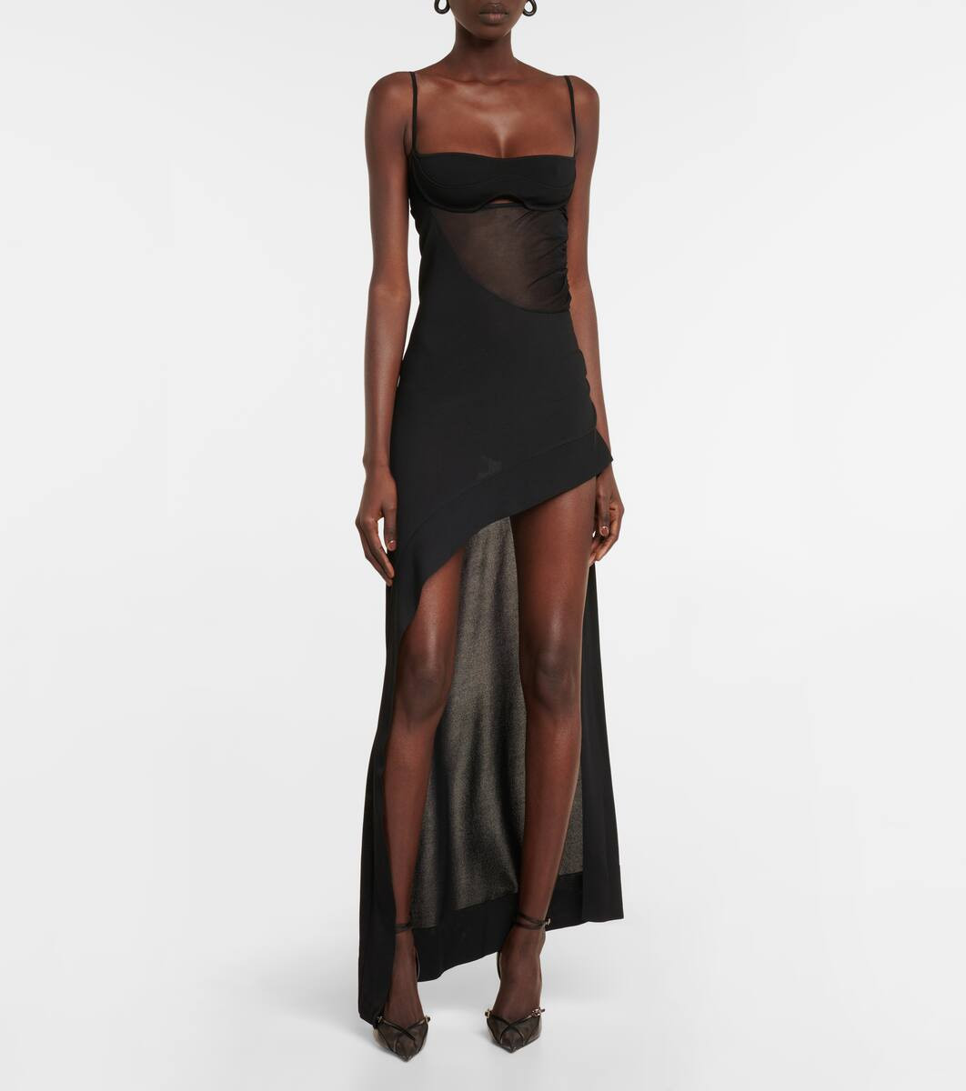 Asymmetric knit slip dress | Mytheresa (US/CA)