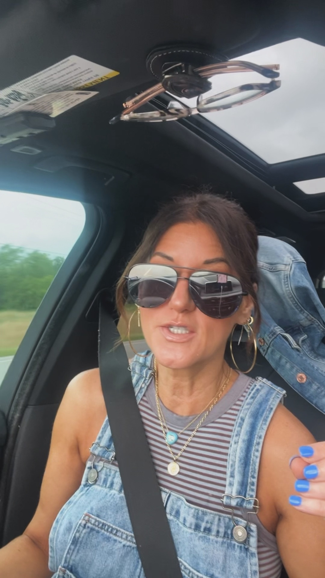 Free People overalls and tank.

#LTKOver40