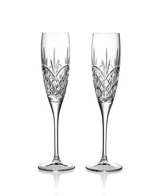 Waterford Forever Toasting Flute, Set of 2 - Macy's | Macy's