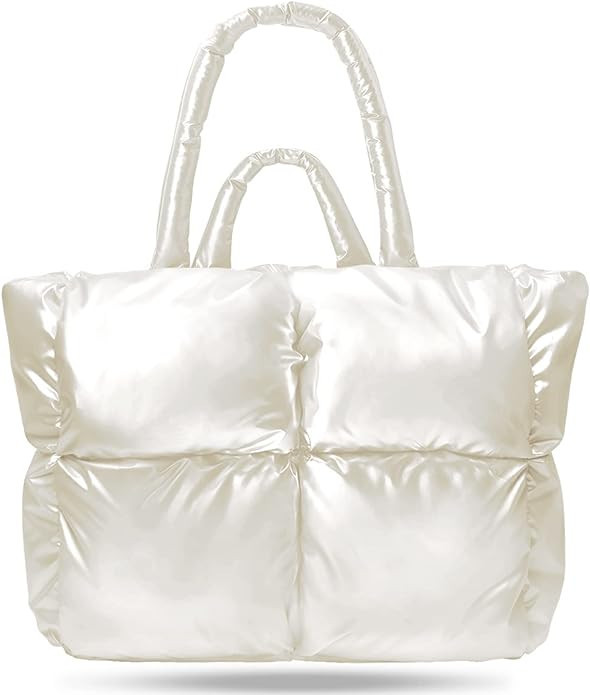 VINMIWE Puffer Tote Bag, Extra Large Luxury Bags for Women Unicloud Puffy Shoulder Quilted Handba... | Amazon (US)