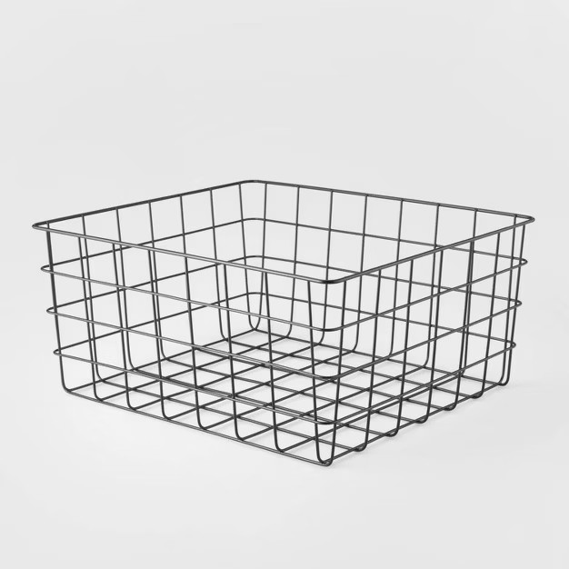 13" Rectangular Wire Decorative Basket - Brightroom™ | Target