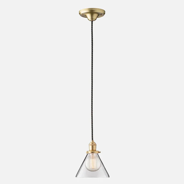 Agnes 2.25" Pendant - Natural Brass | Schoolhouse