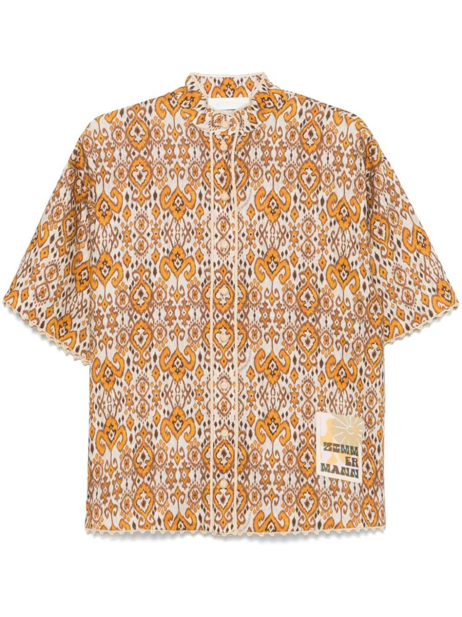 Zimmermann Wylie Relaxed Shirt Clothing | Baltini
