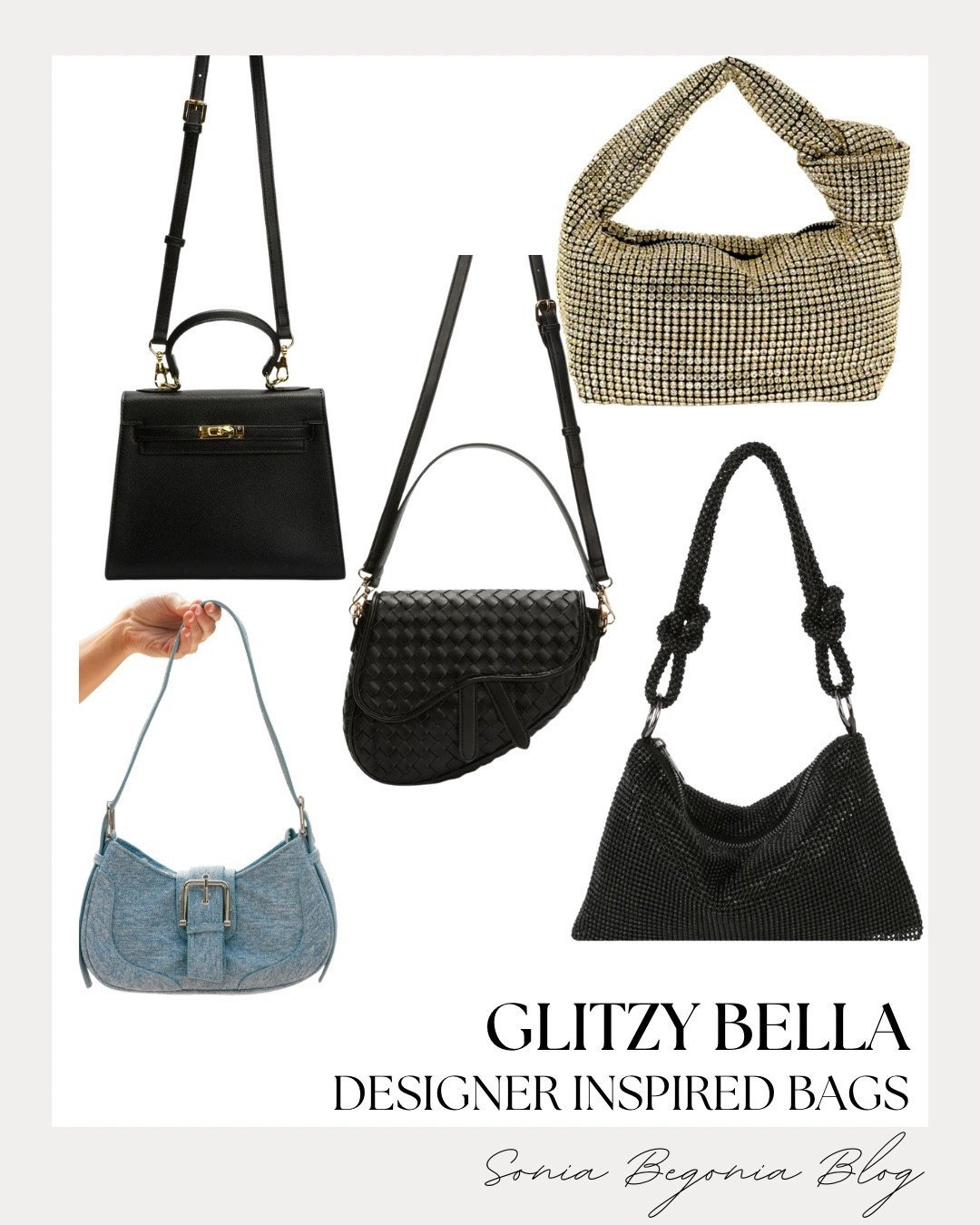 GLITZY BELLA: Designer Inspired Bags Under $70! ✨

Elevate your accessory game with these stunning, high-fashion inspired handbags that look like a million bucks!

I am obsessed with this curated collection of statement bags that perfectly capture the latest luxury trends. For a night out, I love the shimmering gold or black rhinestone-encrusted hobo bags—they add the perfect amount of sparkle to any look. If you prefer a more classic aesthetic, the structured black top-handle bag and the intricate woven saddle bag are timeless staples that transition seamlessly from day to night. I’ve even included a chic denim shoulder bag with buckle detailing for those casual-cool street style vibes!

#HandbagLover
#DesignerInspired
#GlitzyBella
#Accessories
#BagsUnder70
#AffordableLuxury
#LookForLess
#SparkleAndShine
#DenimBag
#StreetStyle
#EverydayChic
#LTKStyle
#DateNightStyle
#OutfitCompleter
#StylingInspo


#LTKootd #LTKWedding
