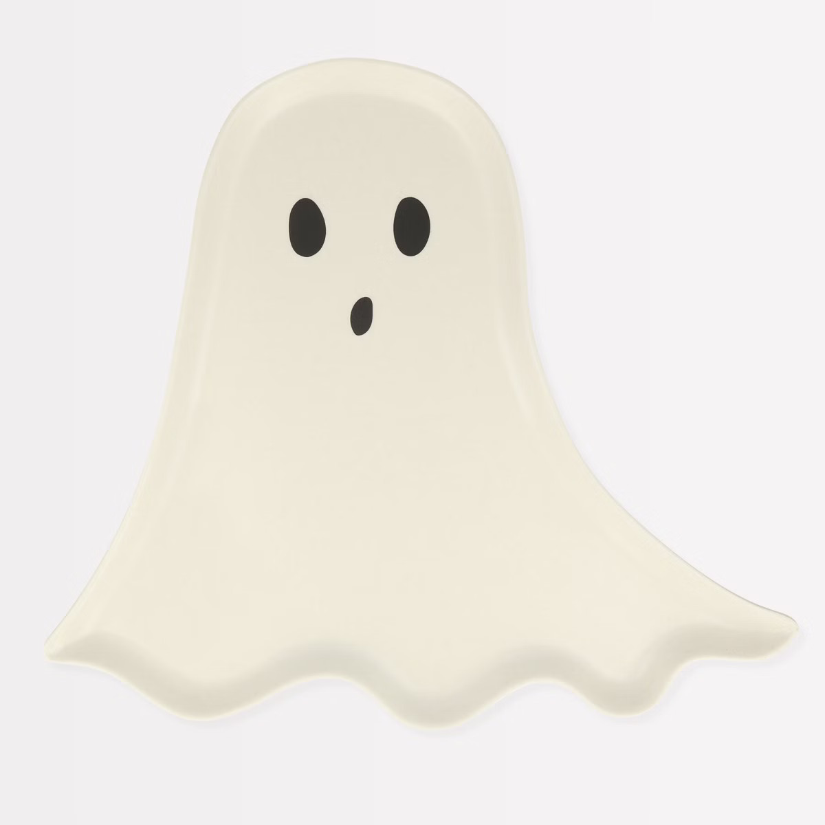 Meri Meri - Halloween - Reusable Bamboo Ghost Plate (Pack of 1) | Target