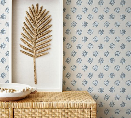 Coral Wallpaper | Pottery Barn (US)