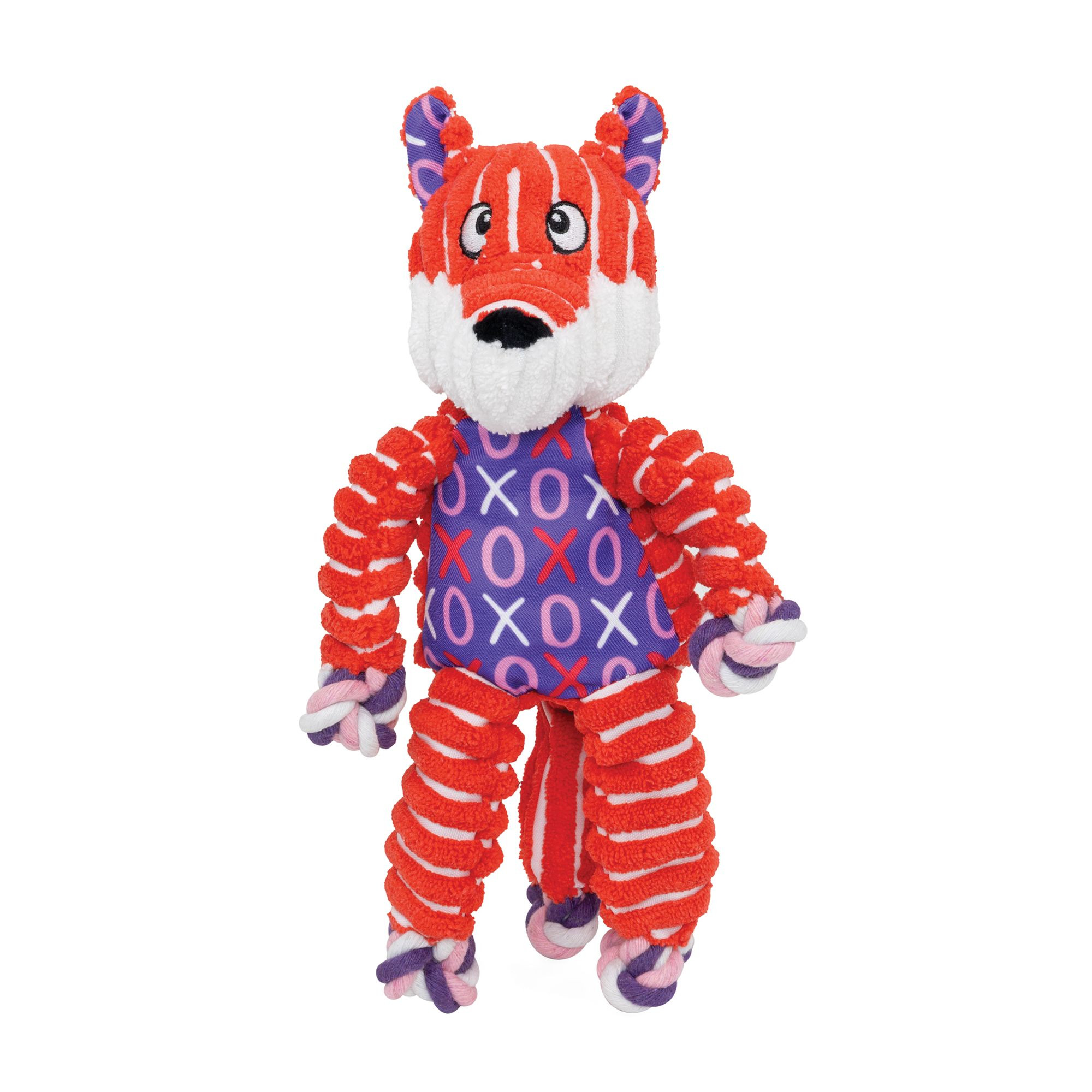 KONG Valentines Floppy Knots Fox | PetSmart
