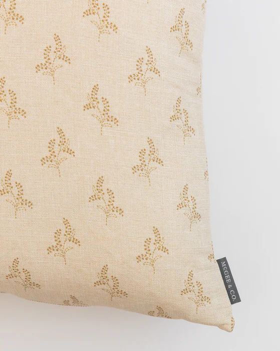 Gracie Block Print Pillow Cover | McGee & Co.