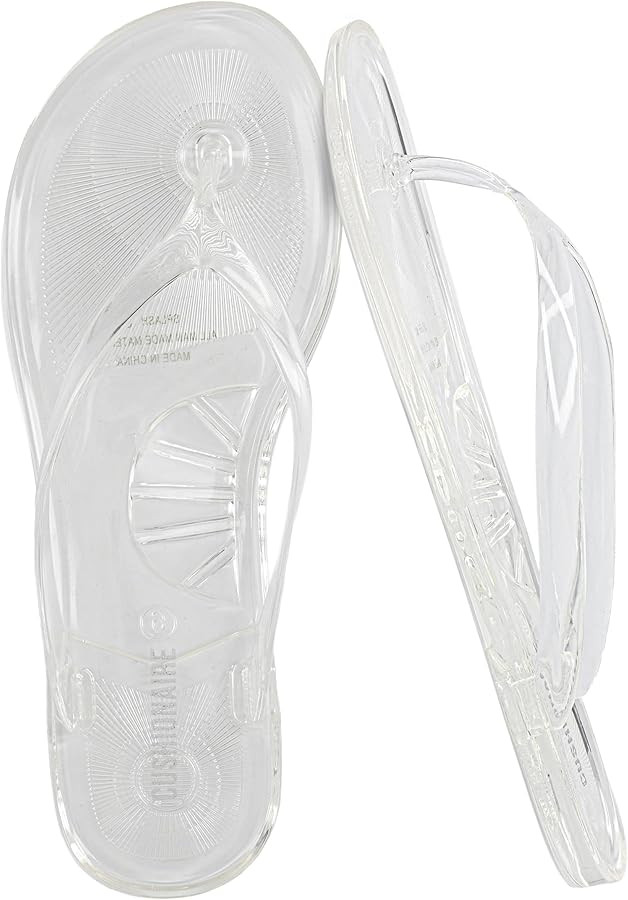 CUSHIONAIRE Splash Jelly Flip Flops for Women With Flexible Sole, Soft Footbed Summer Sandals for... | Amazon (US)