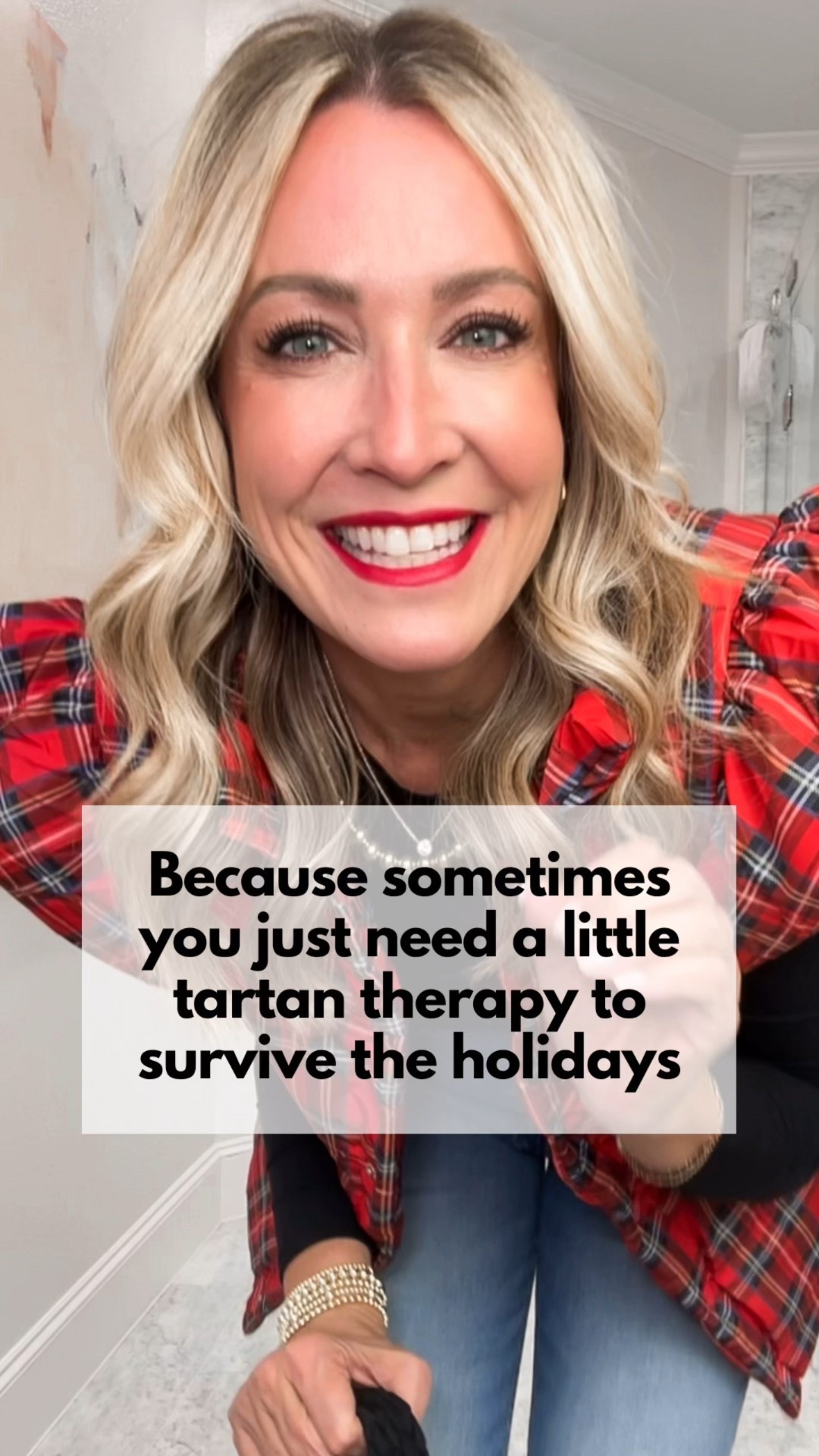 Holiday outfit
Jeans
Christmas outfit
Lipstick is Red Carpet Red

#LTKHoliday #LTKOver40