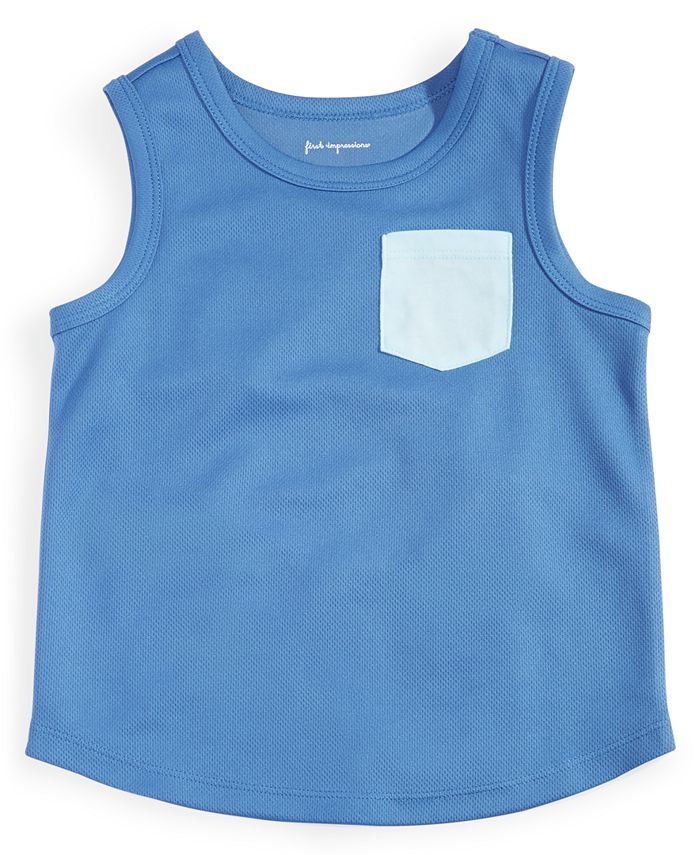 Toddler Boys Colorblocked Faux-Pocket Mesh Tank, Created for Macy's | Macys (US)