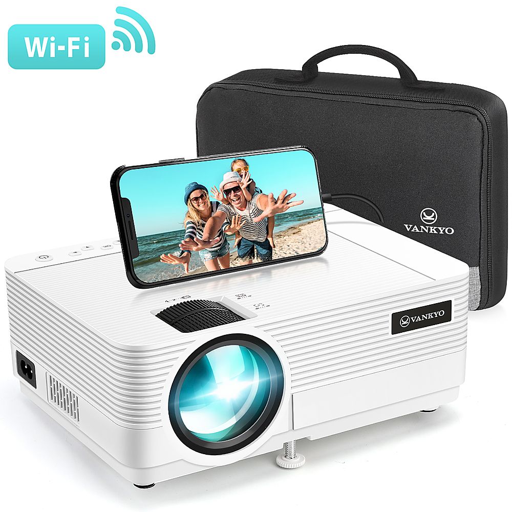 Vankyo - Leisure 470 Wireless Mini Projector - White | Best Buy U.S.