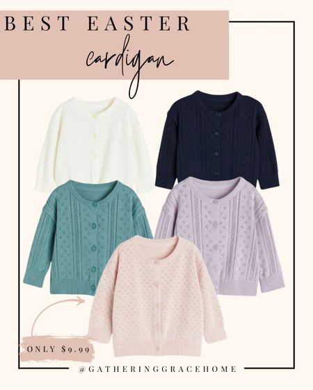 These baby girl cardigans are precious! Perfect for Easter. I grabbed the pink! On sale for $9.99!

#easter #springfinds #babygirleaster #easteroutfit 

#LTKkids #LTKbaby #LTKSpringSale