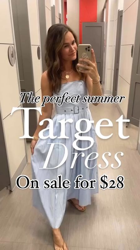 Like and comment “BELT DRESS” to get links sent directly to your messages. Y’all 🤯 over this target dress it is so gorgeous! Y’all have loved it and it’s on sale for $28. The details, fit  and colors are all so fabulous. You could wear it to showers, events, church it is so versatile and just a perfect dress for summer. Available in 3 colors and I am wearing a 2 but would’ve preferred my normal 4 💕
.
#summerdress #summerdresses #target #targetstyle #targetfashion #sharemytargetstyle 


#LTKStyleTip #LTKSaleAlert #LTKFindsUnder50