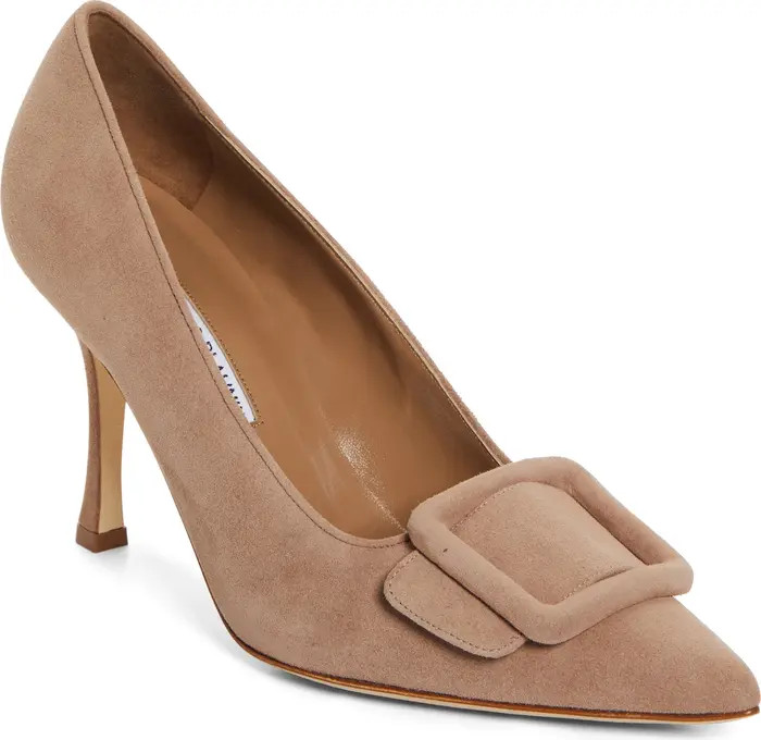 Maysale Buckle Pointed Toe Pump (Women) | Nordstrom