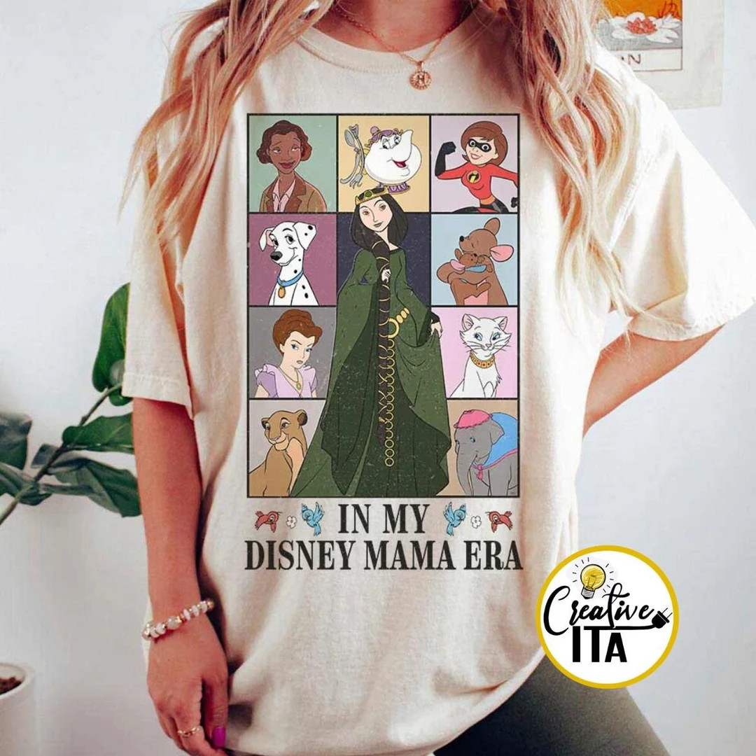 Vintage in My Disney Mama Era Shirt, Disney Mom Era Shirt, Gift for Mom Mother's Day Shirt, Disne... | Etsy (US)