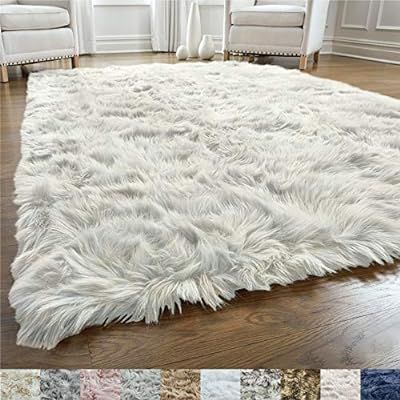 Gorilla Grip Original Premium Faux Fur Area Rug, 3x5, Softest, Luxurious Shag Carpet Rugs for Bed... | Amazon (US)