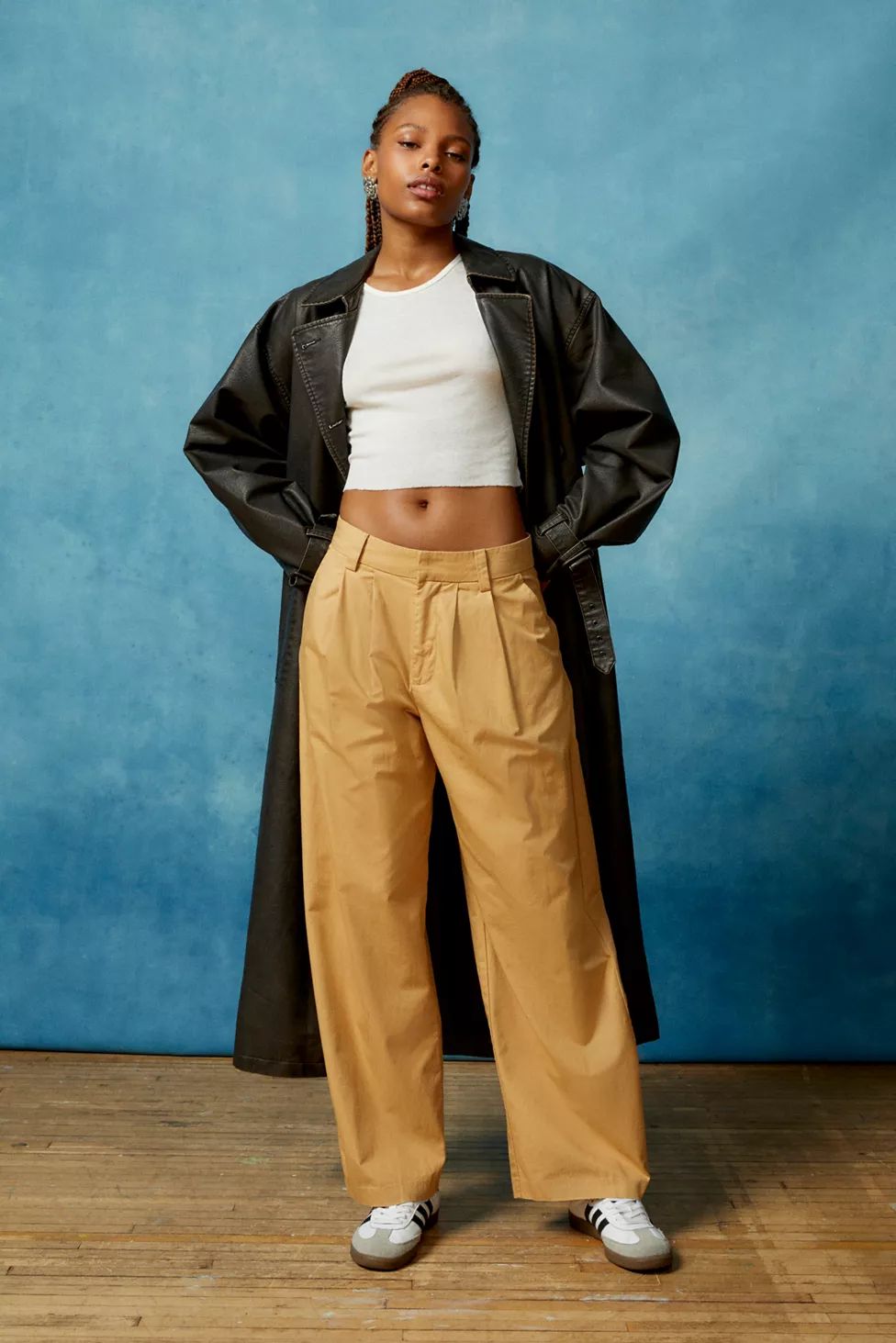 BDG Grandpa Twill Mid-Rise Trouser Pant | Urban Outfitters (US and RoW)