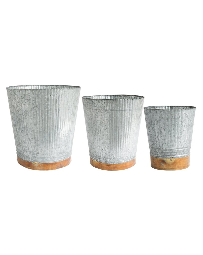 Galvanized Metal Planters | McGee & Co.