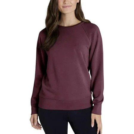 Eddie Bauer Women s Crewneck Casual Pullover Shirt Large Wine | Walmart (US)