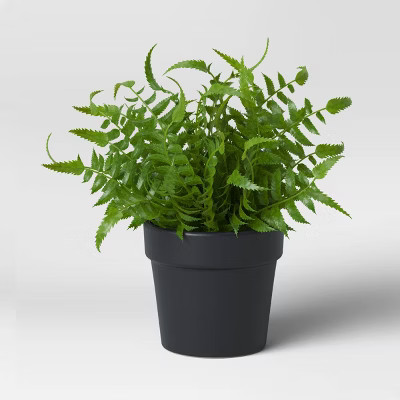 Faux Fern in Black Pot - Threshold™ | Target