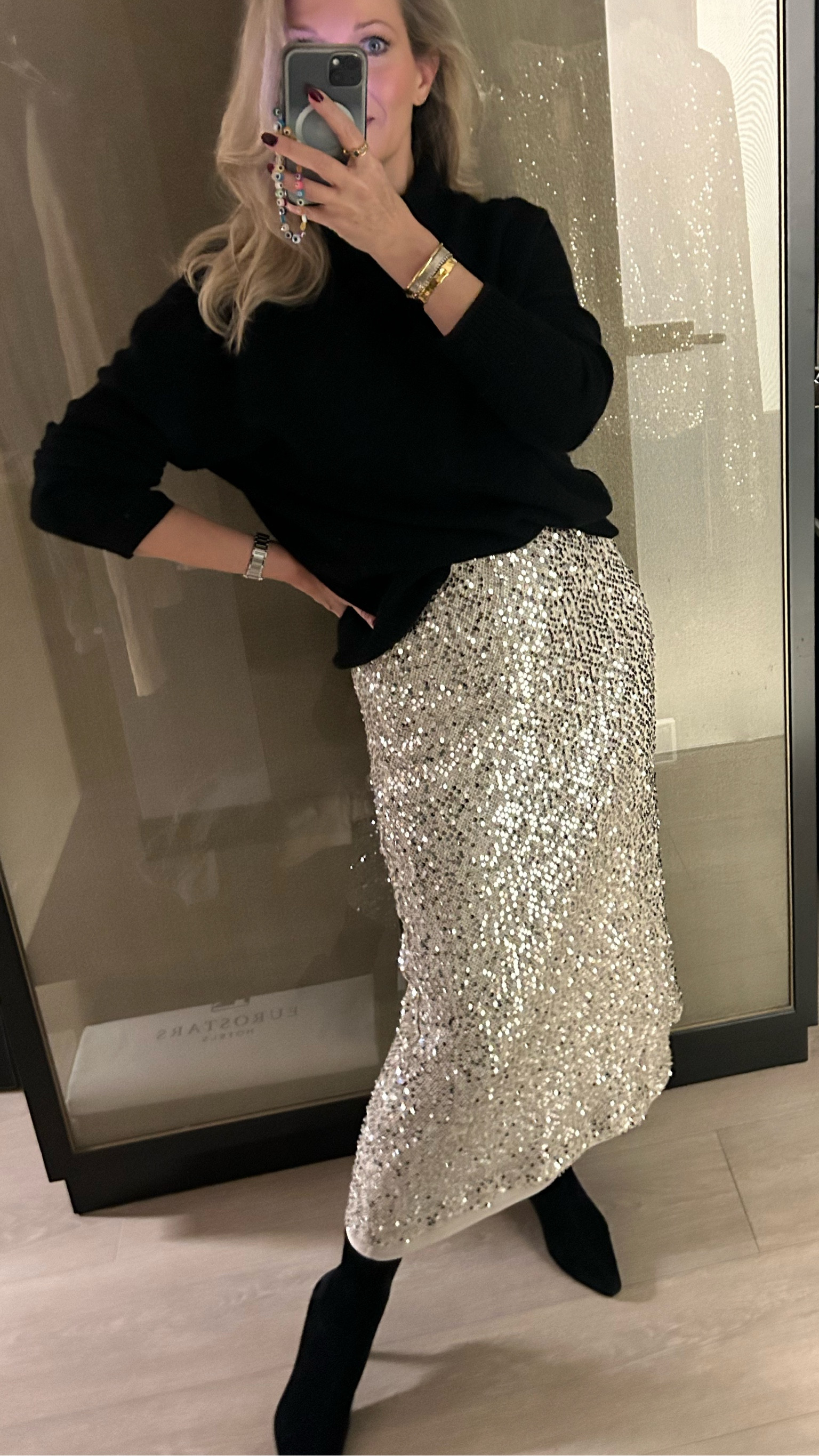 Christmas Party | Cosy Cashmere | Silver Sequins | Boots | Lunch with Friends 

#LTKwinter #LTKuk #LTKgiftguide