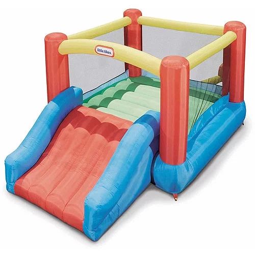 Little Tikes Jr. Jump 'n Slide Bouncer - Inflatable Jumper Bounce House - Walmart.com | Walmart (US)